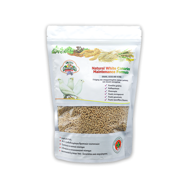 Natural ΅white canaries maintenance Formula 500 gr